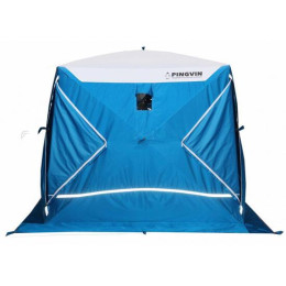 Зимняя палатка Пингвин Призма Премиум Strong (2-сл) 225x215 (бело-синий)