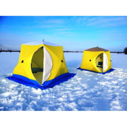 Палатка зимняя СТЭК КУБ 3 трехслойная (2.2х2.2х2.05м)