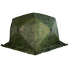 Палатка зимняя СТЭК ЧУМ 2-местная "Т" 3-х слойная, камуф. пиксель с навесом