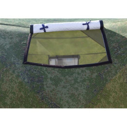 Палатка зимняя СТЭК КУБ 3 Т ДУБЛЬ трехслойная, дышащая (камуфляж, пиксель с навесом)