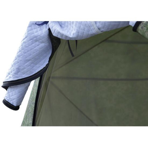 Палатка зимняя СТЭК КУБ 3 Т ДУБЛЬ трехслойная, дышащая (камуфляж, камыш)