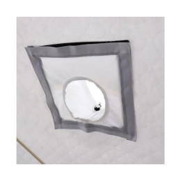 Палатка зимняя Следопыт КУБ 3 бело-синяя трехслойная (1.95х1.95х2.05 м)