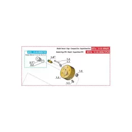 Крышка цилиндра 2-й ст. в сборе Coltri MCH-13-16-18