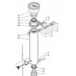 Кран слива конденсата MCH6/13/16