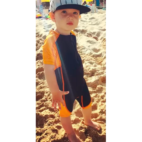 Детский гидрокостюм для плавания FD Junior Orange