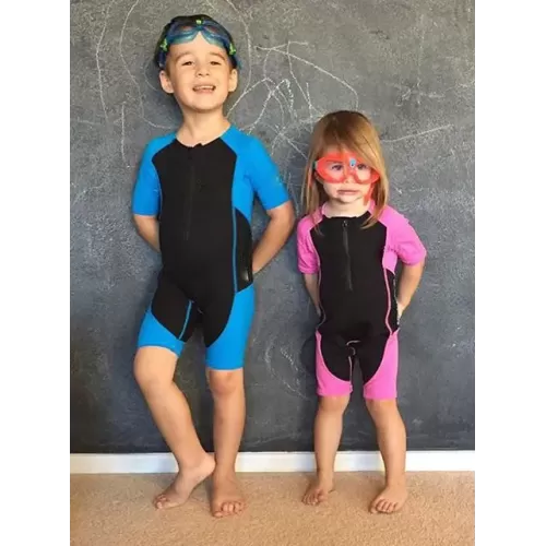 Детский гидрокостюм для плавания FD Junior Lime