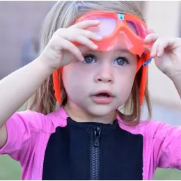 Детский гидрокостюм для плавания FD Junior Lime