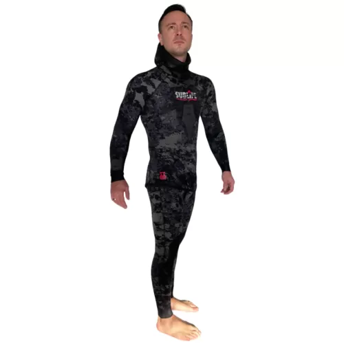 Гидрокостюм ВАРЯГ GRAY CAMO для подводной охоты 9 мм