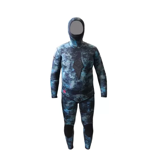 Куртка гидрокостюма для подводной охоты SUBLIFE VOLK BLUE 5 мм