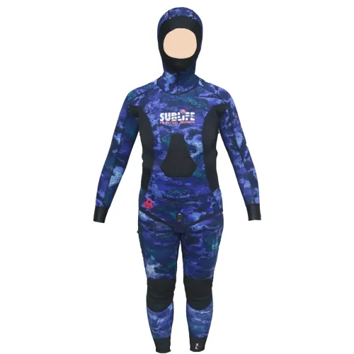 Гидрокостюм WOMEN SPEARFISHING 5мм Blue Camo