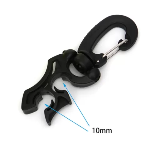 Держатель шлангов с карабином Double Hose