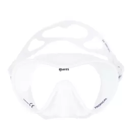 Комплект маска трубка Combo Tropical Mares White