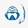Комплект маска трубка Combo Tropical Mares Blue
