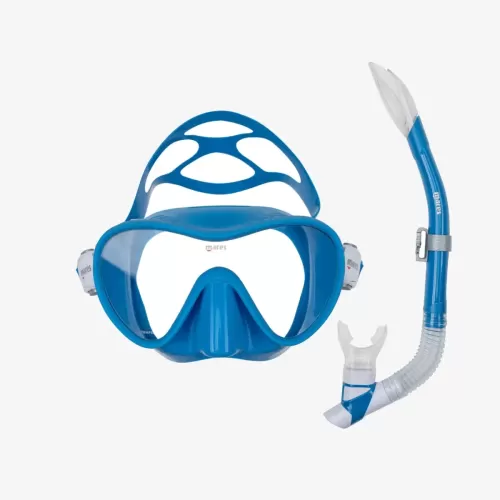 Комплект маска трубка Combo Tropical Mares Blue