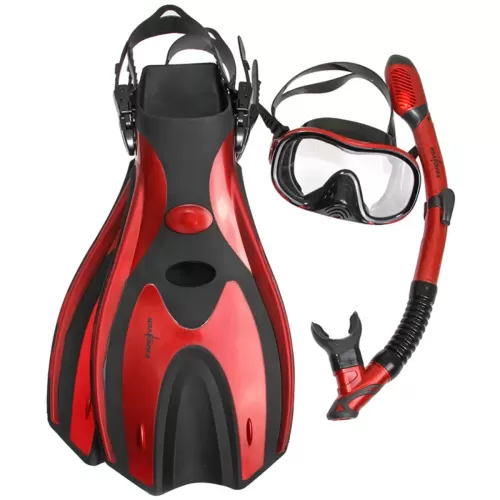 Комплект маска+трубка+ласты FD-01K