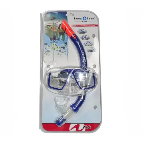 Набор для плавания Aqua Lung Sport маска Cozumel Pro и трубка Airent Pro