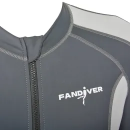 Костюм из лайкры FanDiver RushGuard Gray-Black мужской
