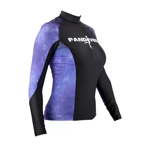 Майка лайкровая Galaxy Purple женская FanDiver