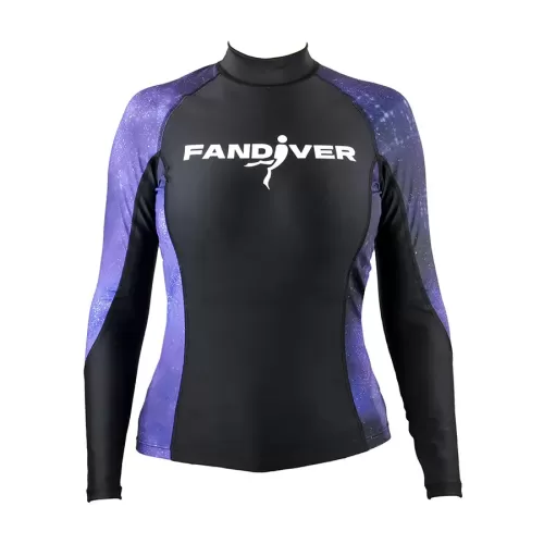 Майка лайкровая Galaxy Purple женская FanDiver