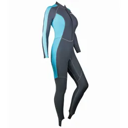 Костюм из лайкры FanDiver RushGuard Gray-Turquoise женский