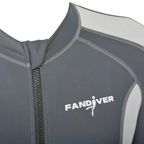 Костюм из лайкры FanDiver RushGuard Gray-Black мужской