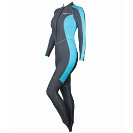 Костюм из лайкры FanDiver RushGuard Gray-Turquoise женский