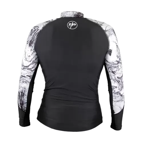 Майка лайкровая Marble Black мужская FanDiver