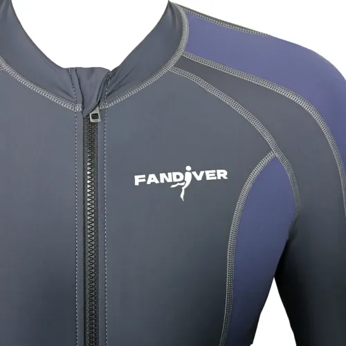 Костюм из лайкры FanDiver RushGuard Gray-Blue мужской
