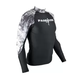 Майка лайкровая Marble Black мужская FanDiver