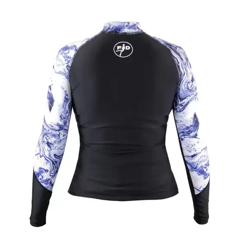 Майка лайкровая Marble Purple женская FanDiver