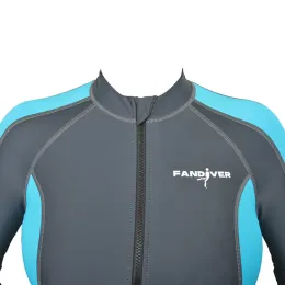 Костюм из лайкры FanDiver RushGuard Gray-Turquoise женский