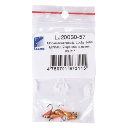 Мормышка вольф. Lucky John МУРАВЕЙ покраска с петел. 030мм/29