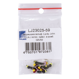 Мормышка вольф. Lucky John ОСА с петел. пайет. и кемб. 025мм/39