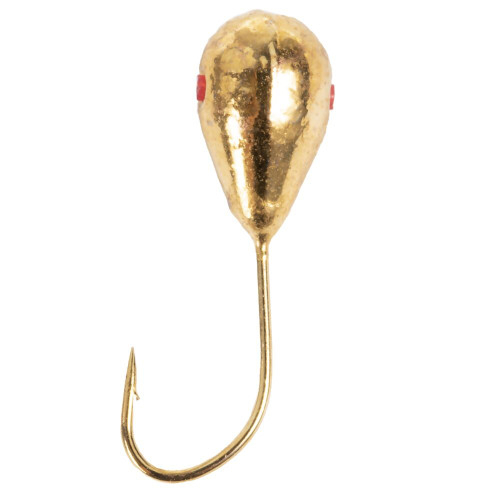 Мормышка вольф. Lucky John КАПЛЯ с отв.и кембр. 040мм/G