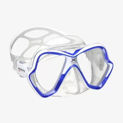 Маска Mares X-Vision Blue White/Clear