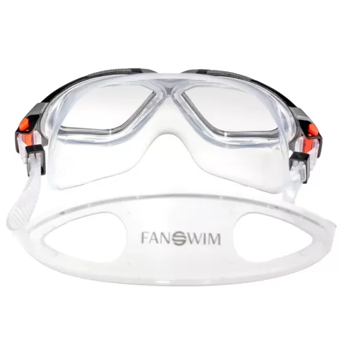 Очки-маска для плавания FanSwim T19 чёрно-серый