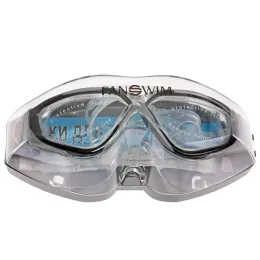Очки-маска для плавания FanSwim T19 чёрно-серый