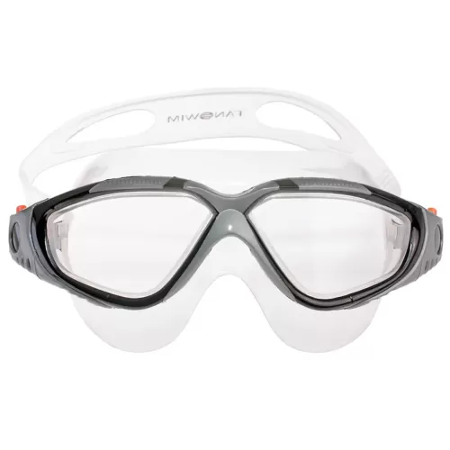 Очки-маска для плавания FanSwim T19 чёрно-серый