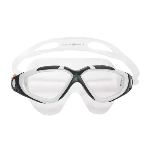 Очки-маска для плавания FanSwim T19 чёрно-белый