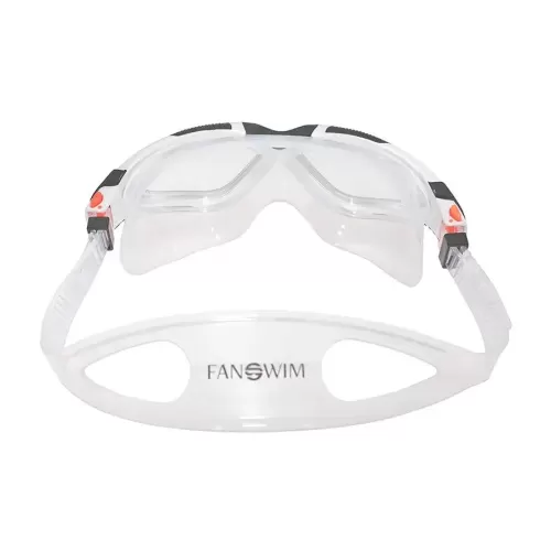 Очки-маска для плавания FanSwim T19 чёрно-белый