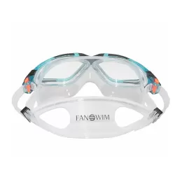 Очки-маска для плавания FanSwim T19 чёрно-голубой