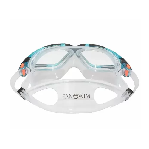 Очки-маска для плавания FanSwim T19 чёрно-голубой