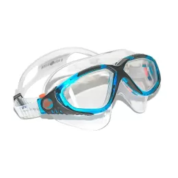Очки-маска для плавания FanSwim T19 чёрно-голубой
