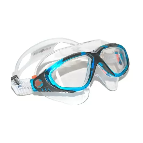 Очки-маска для плавания FanSwim T19 чёрно-голубой