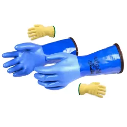 Перчатки сухие Si-Tech Blue PVC Glove B с утеплителем