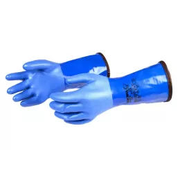 Перчатки сухие Si-Tech Blue PVC Glove B с утеплителем