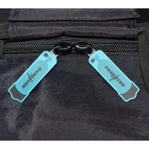 Сумка FanDiver Классик чёрно-бирюзовая