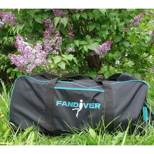 Сумка FanDiver Классик чёрно-бирюзовая