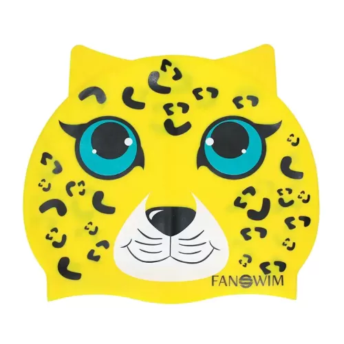 Шапочка для плавания детская Леопард FanSwim